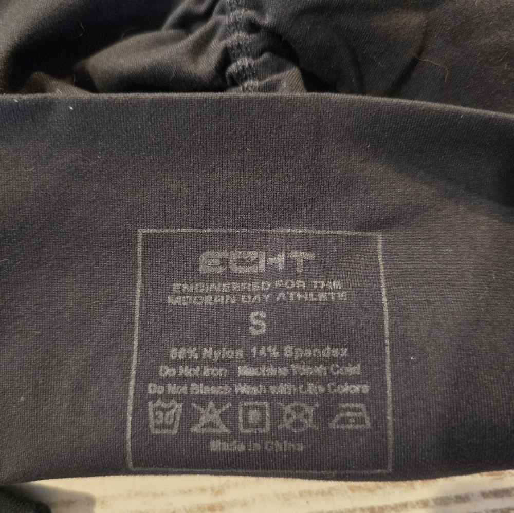 Small Black Echt Scrunch Butt Leggings